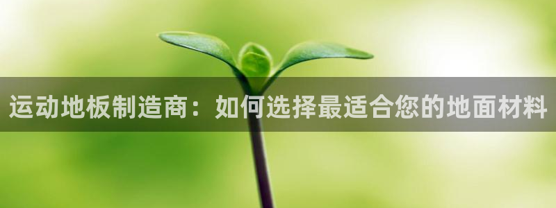竞技宝不给提现：运动地板制造商：如何